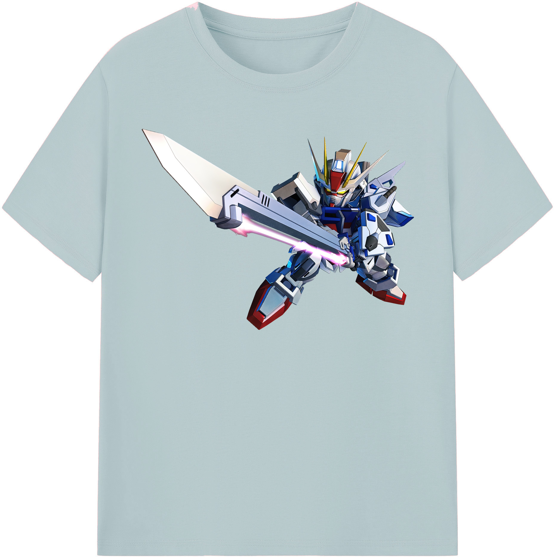 （画像用） 機動戦士ガンダム Mobile Suit Gundam 綿100％半袖Tシャツ（フロントプリント）